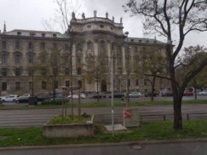 Justizpalast – Munich Germany. Female solo travels in Europe