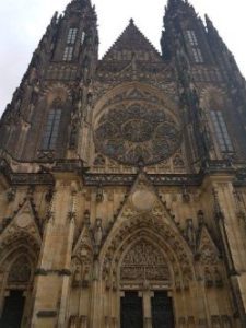 St. Vitus Cathedral - Prague Czech Republic. Female solo travels in Europe
