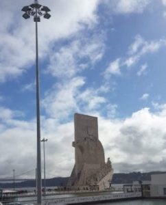 Miradouro Da Senh Padrao Dos Descobrimentos – Belem Portugal. Female solo travels in Europe