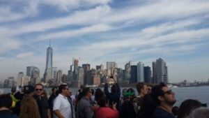 Awaiting the ferry to Ellis island – New York U.S.A