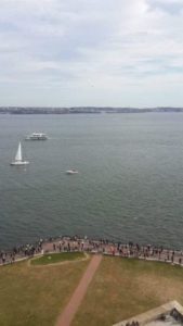 View from   the Statue of Liberty - U.S.A