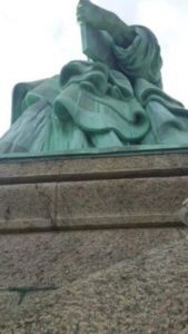 Up close and personal with the Statue of Liberty - U.S.A