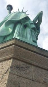 Up close and personal with the Statue of Liberty - U.S.A