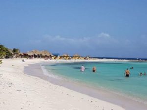 Baby Beach – Oranjestad Aruba. solo travel in Caribbean and Americas
