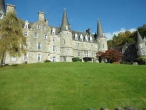 Beautiful buildings in the Kilmahog district- Scotland