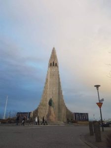 The Halgrimskirkja Church Reykjavik Iceland