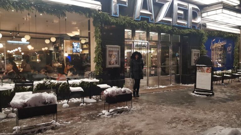 Fazer - traditional Helsinki cafe and best bakery treats. Finland is the happiest country on earth
