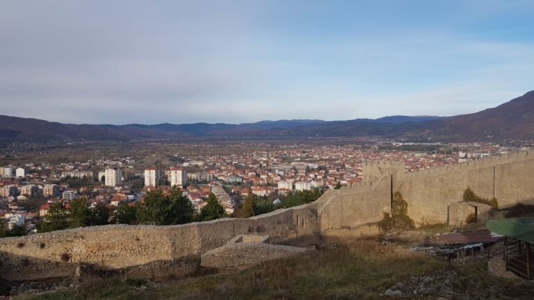 Galicica Hill at King (Tsar) Samuel Fortress (overlooking the city of Ohrid)