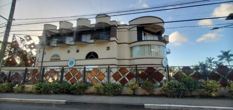 Galleria Mall and the Ministry of Finance Office. Grenada, the Spice Isle of the Caribbean