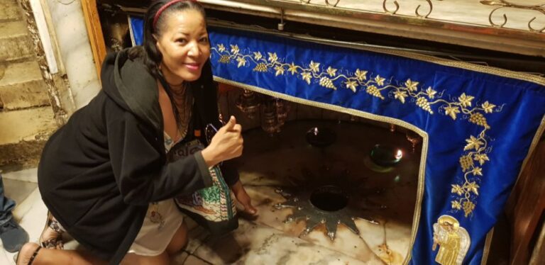 Grotto in the Church of Nativity - Bethlehem (the star marks the spot where Jesus Christ was born).12 must see bucket list countries