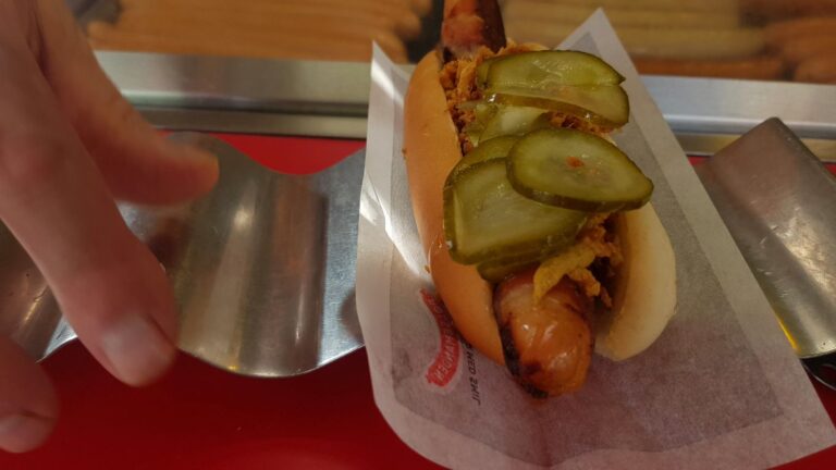 Denmark the land of the Vikings..Franks in traditional hotdog bread