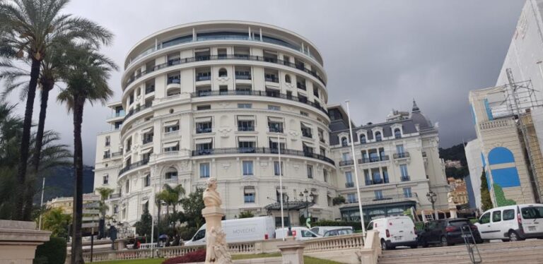 Hotel de Paris Round Tower Av. de Monte Carlo. Monaco, the second-smallest country on earth.