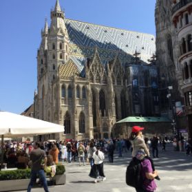 Stephen’s Church – Vienna Austria. Female solo travels in Europe