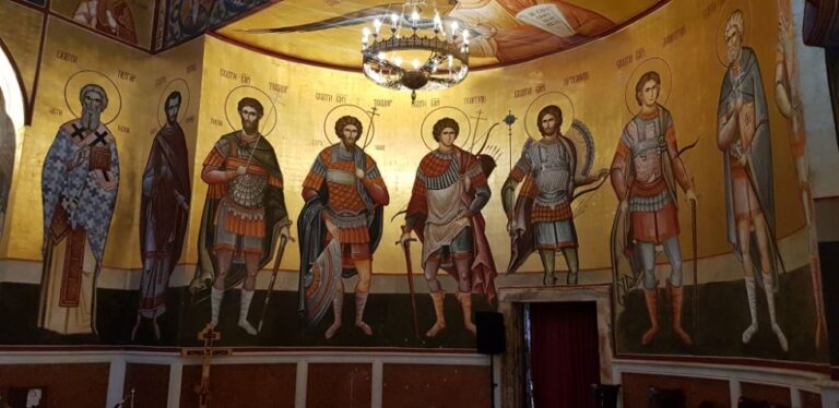 The interior of the Cathedral of Christ’s Resurrection. Montenegro the land of the black mountains