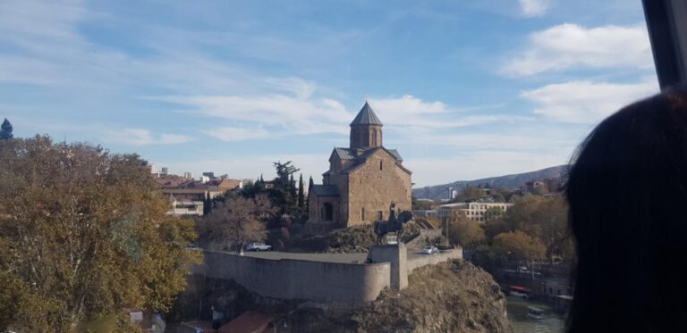 Metekhi Virgin Mary Assumption Church. Georgia, the mystical transcontinental nation