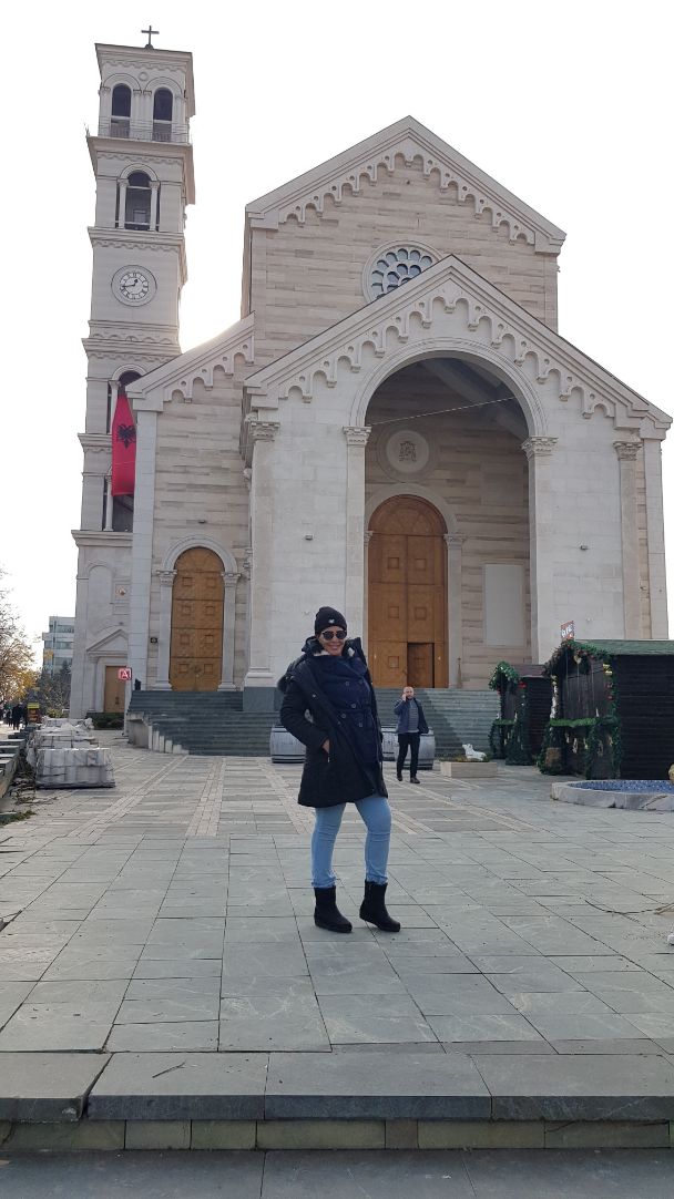 Mother Teresa Cathedral. Kosovo the youngest country in Europe