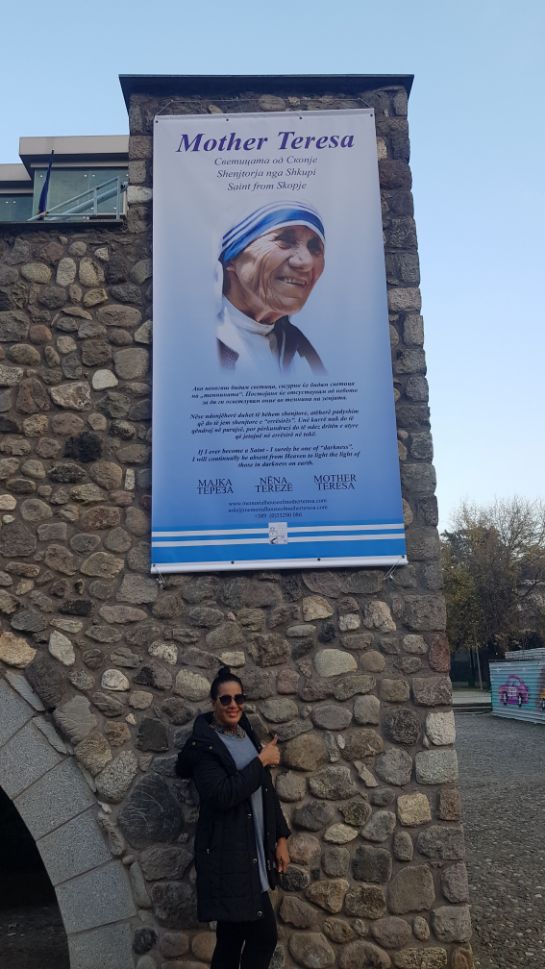 Mother Teresa Memorial House. North Macedonia - the birthplace of Mother Teresa