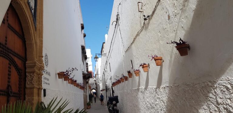 Narrow streets in the Riad/Riyad in Fez Medina. Morocco, the Western Kingdom of Africa