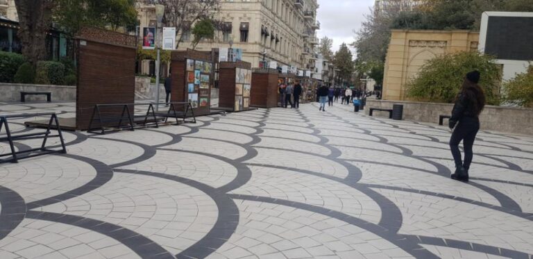 Nizami Street..very popular with tourists and locals alike. Azerbaijan the land of fire