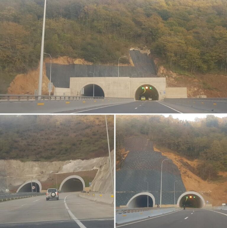 Numerous tunnels in Georgia. Georgia, the mystical transcontinental nation