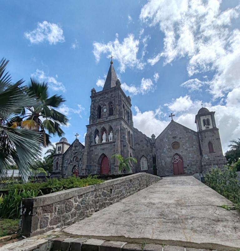Our Lady of Fairhaven Cathedral. Dominica, the Nature Island of the Caribbean.
