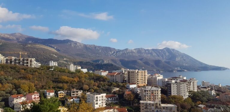 Overlooking Budva. Montenegro the land of the black mountains