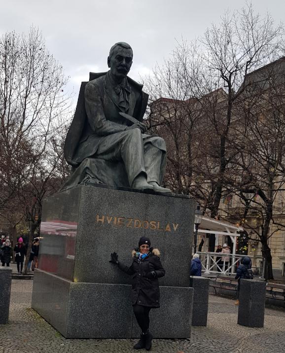 Slovakia, a Beauty in the Heart of Europe.. Paul Hviezdoslav Statue Memorium (popular Slovak poetry writer)