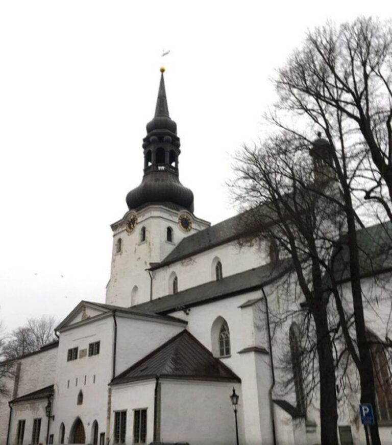 Peapiiskopi Kirik (Lutheran Cathedral of Saint Mary). Estonia is the world leader in e-services
