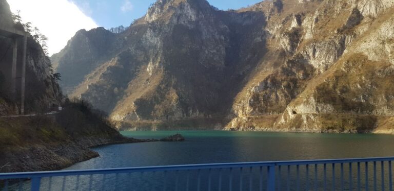 Piva River Canyon. Montenegro the land of the black mountains