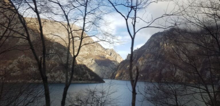 Piva River Canyon. Montenegro the land of the black mountains