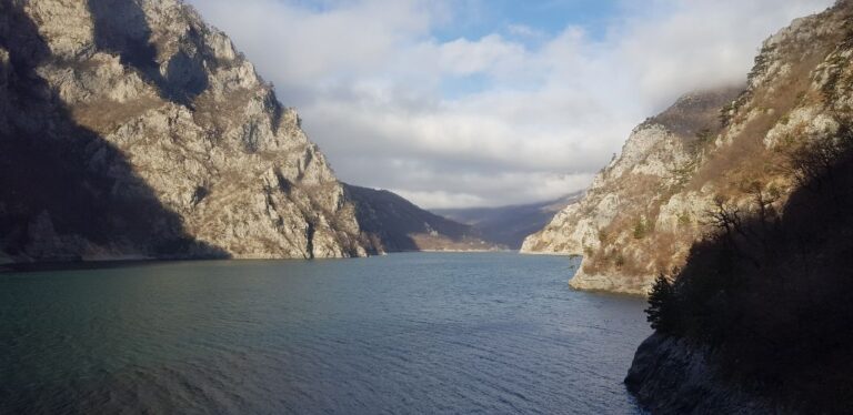 Piva River Canyon. Montenegro the land of the black mountains