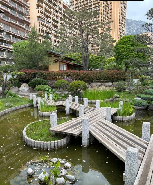 Princess Grace Japanese Garden. Monaco, the second-smallest country on earth.