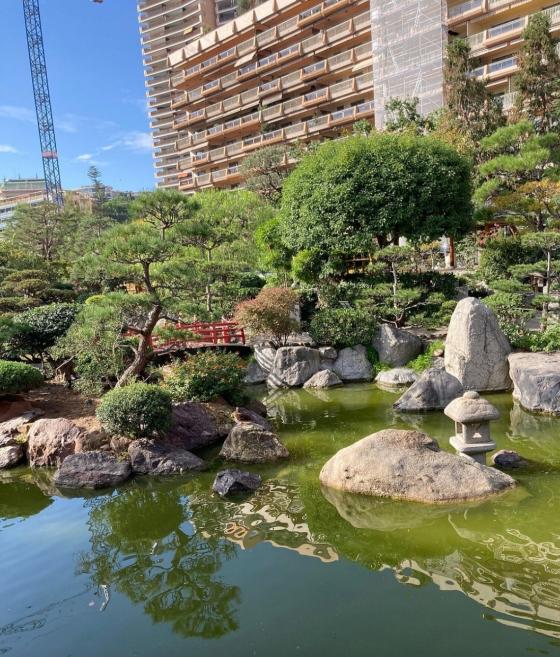 Princess Grace Japanese Garden. Monaco, the second-smallest country on earth.