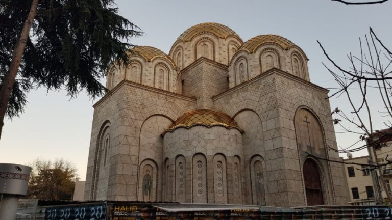 Sant Konstantin Elena Orthodox Church. North Macedonia - the birthplace of Mother Teresa