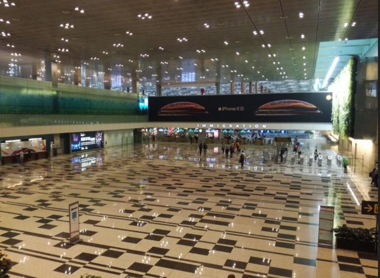 Changi Int'l Airport Singapore. top 10 favourite travel destinations