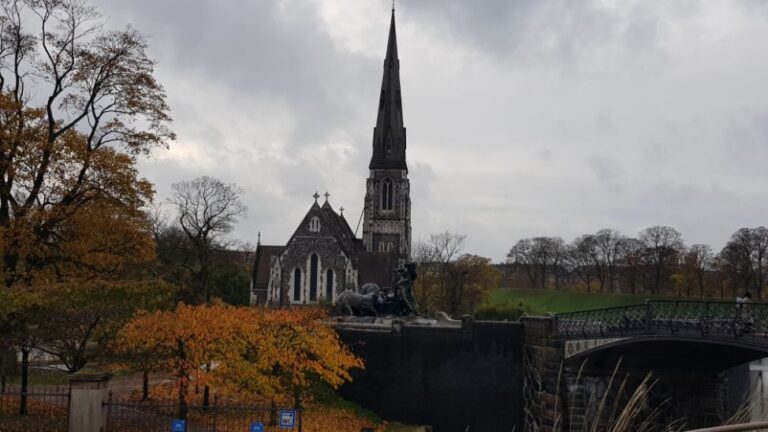 Denmark the land of the Vikings. St. Alban's Church - Kastellet