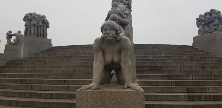 Statues at Vigeland & Frogner Park. Norway is home to the Midnight Sun and Polar Nights