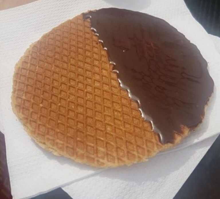 Stroopwafel. Amsterdam home to the Red Light District