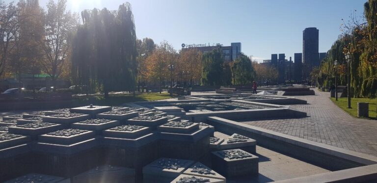 The Yerevan 2800th Year Garden. Armenia, the first country to accept Christianity