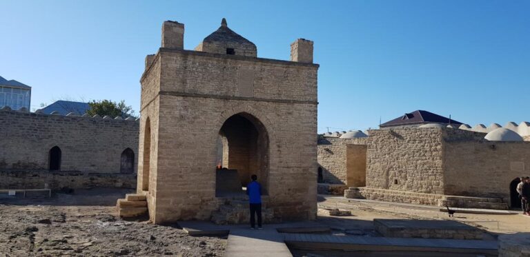 The Ateshgah (Zoroastrian) Fire Temple aka the Fire Temple of Baku. Azerbaijan the land of fire