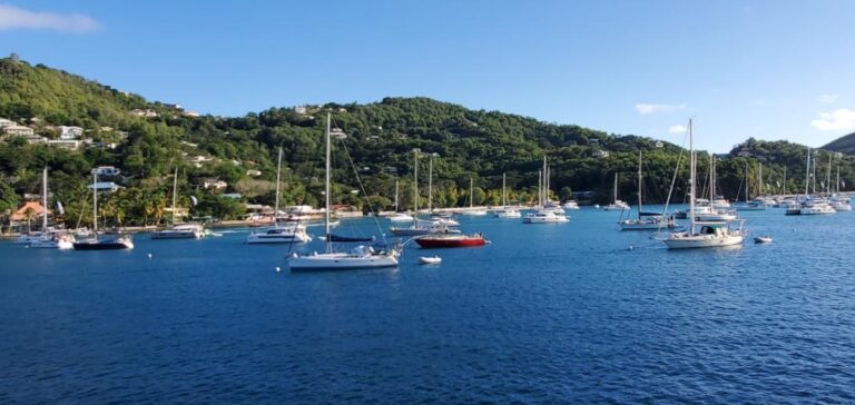 The Bequia Port/Ferry harbour. St. Vincent and the Grenadines the Gem of the Antilles