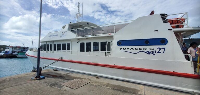 The Carriacou/Grenada ferry. Grenada, the Spice Isle of the Caribbean