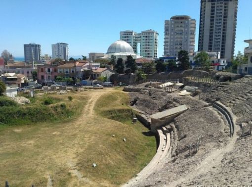 The Durres Amphitheatre. Albania is the most hospitable country in Europe