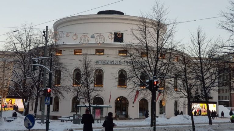The Swedish National Opera building. Finland is the happiest country on earth