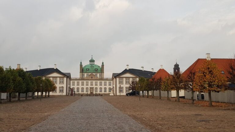 Denmark the land of the Vikings. The Fredensborg Castle - Palace of Peace
