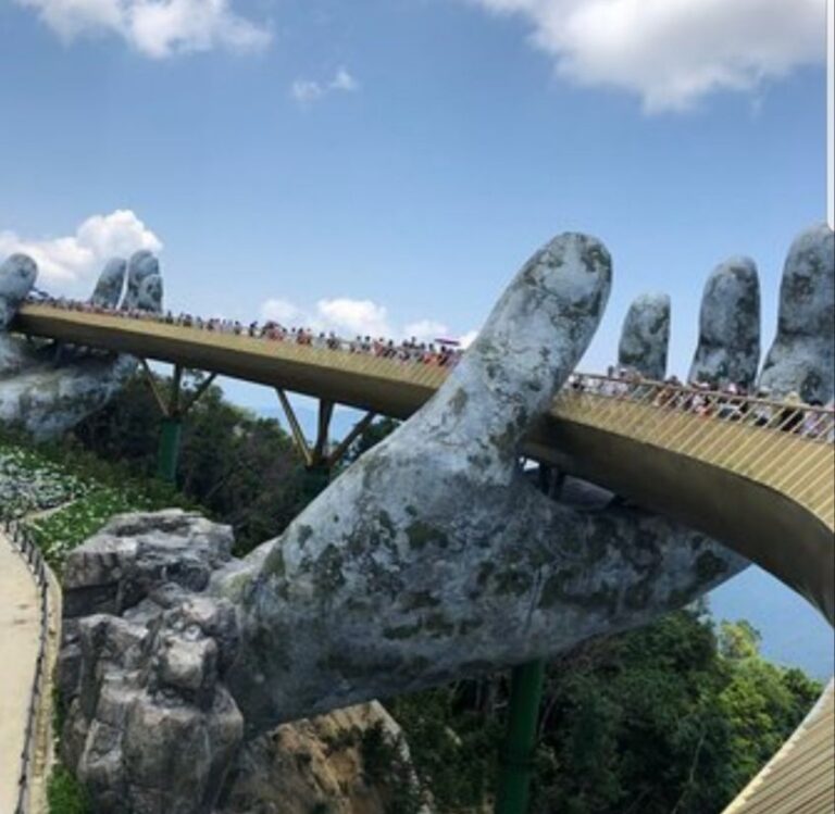 The Golden Bridge - Ba Na Hills Vietnam. 12 must see bucket list countries