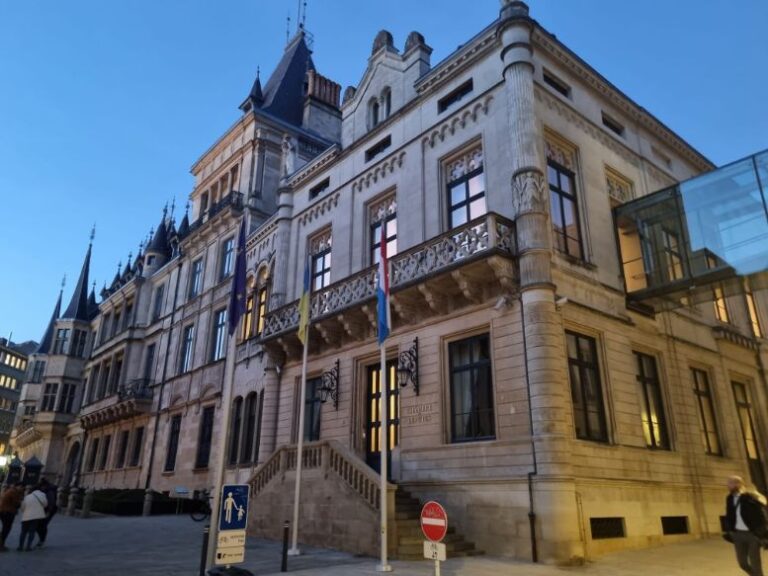 The Grand Ducal Palace. Luxembourg the second richest country in the world