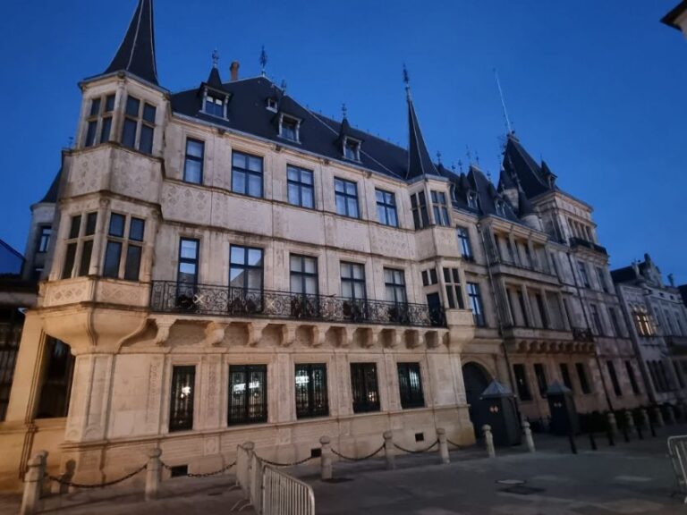 The Grand Ducal Palace. Luxembourg the second richest country in the world