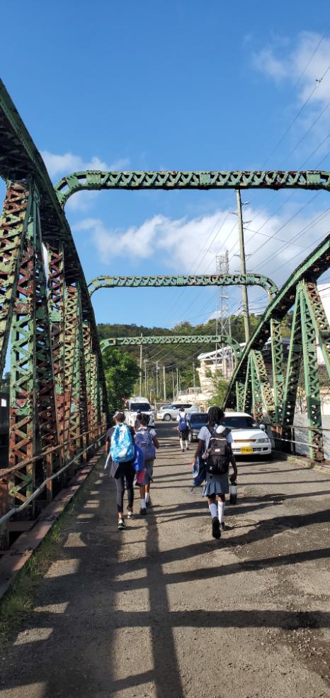 The Green Bridge - St. George's.Grenada, the Spice Isle of the Caribbean