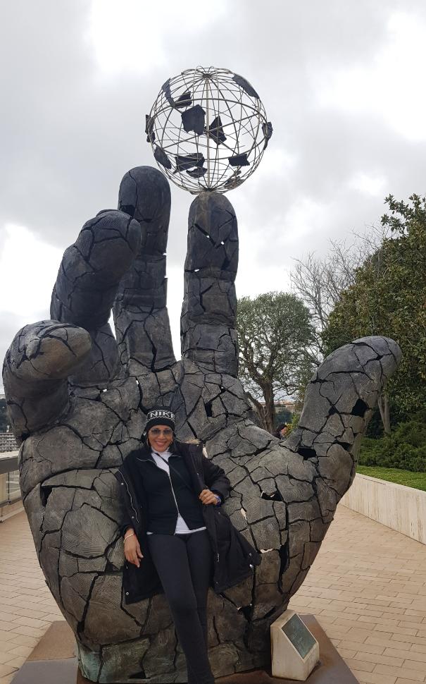 The Hand with globe on the index finger represents Strength. Monaco, the second-smallest country on earth.